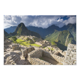 Machu Picchu, oude ruïnes, UNESCO werelderfgoed 3 Foto Afdruk