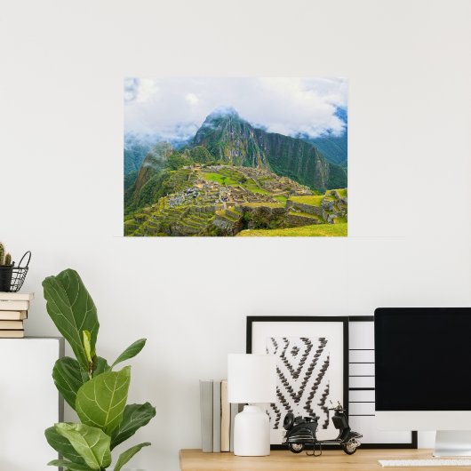 Machu Picchu Overlook, Pérou Poster (Bureau à domicile)