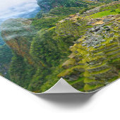 Machu Picchu Overlook Poster (Hoek)