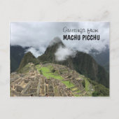 Machu Picchu, Pérou Carte postale (Devant)