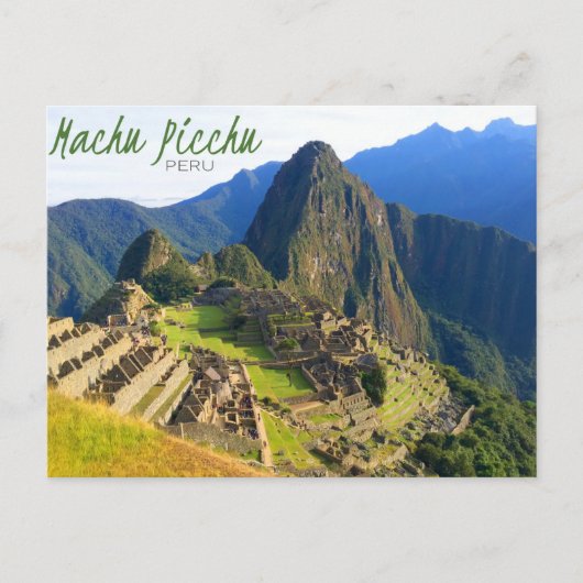 Machu Picchu, Pérou Carte postale (Devant)