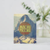 Machu Picchu Pérou Carte postale Voyage (Debout devant)