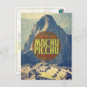 Machu Picchu Pérou Carte postale Voyage (Devant / Derrière)