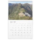Machu Picchu Pérou Pittoresque Wall Calendrier 202 (Mar 2027)