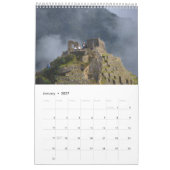 Machu Picchu Pérou Pittoresque Wall Calendrier 202 (Jan 2027)
