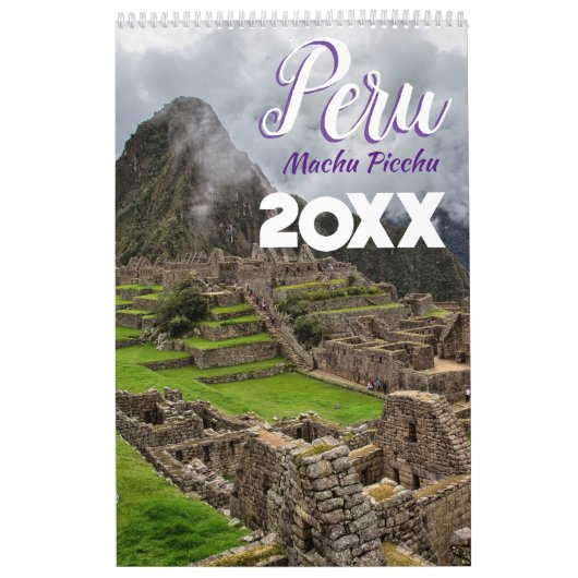 Machu Picchu Pérou Pittoresque Wall Calendrier 202 (Protection)