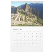 Machu Picchu Pérou Pittoresque Wall Calendrier 202 (Feb 2026)