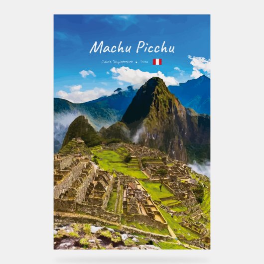 Machu Picchu, Pérou - Ruines de la citadelle inca (Recto)