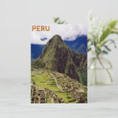 Machu Picchu, Peru (Staand voorkant)