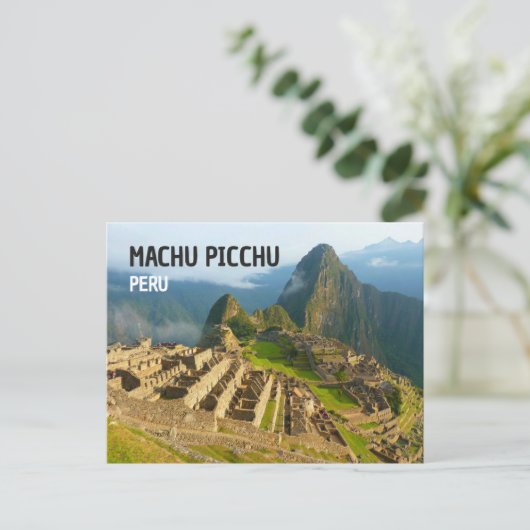 Machu PIcchu, Peru Briefkaart (Staand voorkant)