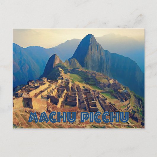 Machu Picchu Peru Briefkaart (Voorkant)