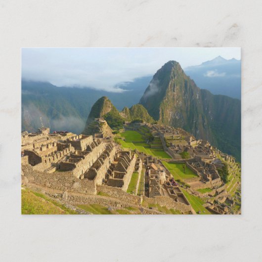Machu Picchu, Peru Briefkaart (Voorkant)