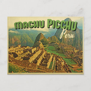 Machu Picchu Peru Briefkaart