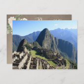 Machu Picchu Peru Bruidsfeest Spel Postcard Briefkaart (Voorkant / Achterkant)