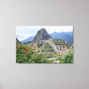 Machu Picchu, Peru Canvas Afdruk