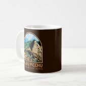 Machu Picchu Peru  Emblem Koffiemok (Voorkant links)