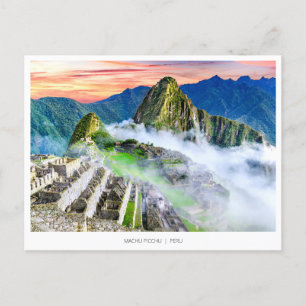 Machu Picchu, Peru Feestdagenkaart