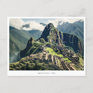 Machu Picchu, Peru Feestdagenkaart