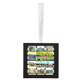 Machu Picchu Peru Geluk Kubus Ornament (Rechts)