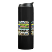 Machu Picchu Peru Geluk Thermosbeker (Gedraaid links)