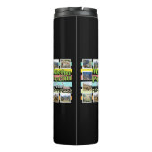 Machu Picchu Peru Geluk Thermosbeker (Achterkant)