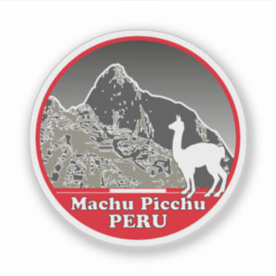 Machu Picchu Peru Heilig Wonder van de Andes Sticker