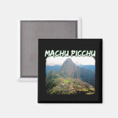 Machu Picchu Peru - Huayna Picchu Mountain Magneet (Voorkant / Achterkant)