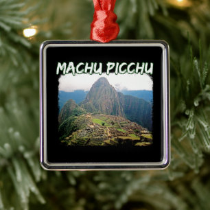 Machu Picchu Peru - Huayna Picchu Mountain Metalen Ornament