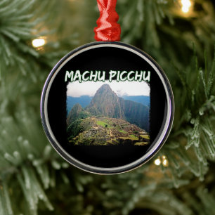 Machu Picchu Peru - Huayna Picchu Mountain Metalen Ornament