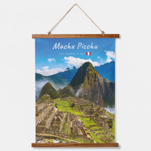 Machu Picchu, Peru - Inca Citadel Ruïnes Hangend Wandkleed