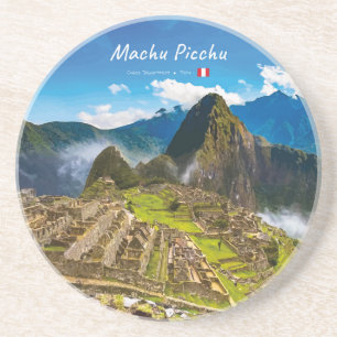 Machu Picchu, Peru - Inca Citadel Ruïnes Zandsteen Onderzetter