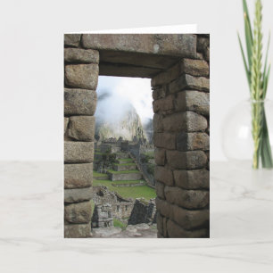 Machu Picchu, Peru Kaart