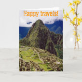 Machu Picchu, Peru Kaart (Gele Bloem)