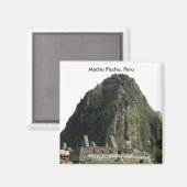 Machu Picchu, Peru Magneet (Voorkant / Achterkant)
