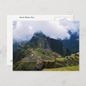 Machu Picchu, Peru, Overlook Briefkaart (Voorkant / Achterkant)