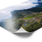 Machu Picchu, Peru, Overlook Foto Afdruk (Hoek)