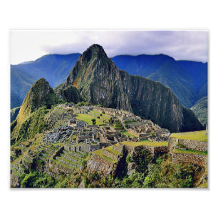 MACHU PICCHU - Peru - panorama Foto Afdruk