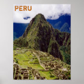 Machu Picchu, Peru Poster (Voorkant)