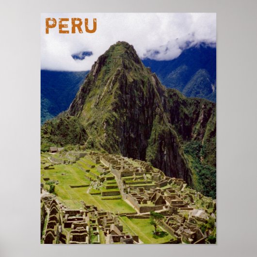 Machu Picchu, Peru Poster (Voorkant)