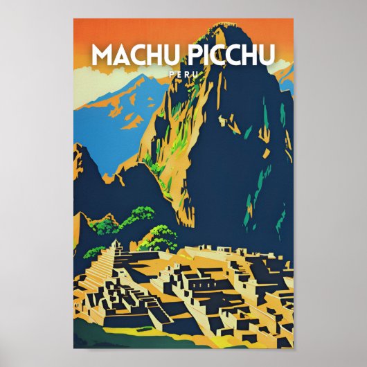 Machu Picchu, Peru Poster (Voorkant)