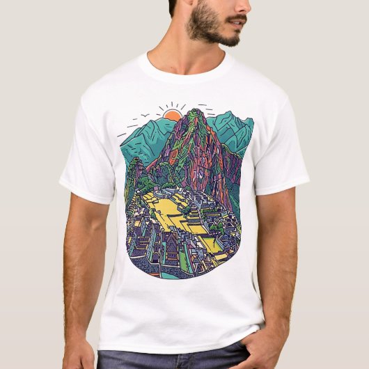 Machu Picchu, Peru T-shirt (Voorkant)