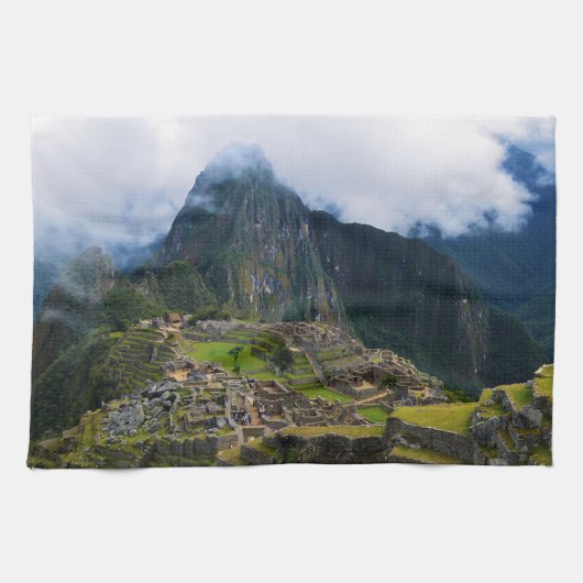 Machu Picchu, Peru Theedoek (Horizontaal)