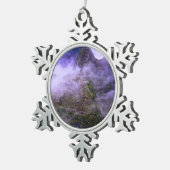 Machu Picchu, Peru Tin Sneeuwvlok Ornament (Rechts)