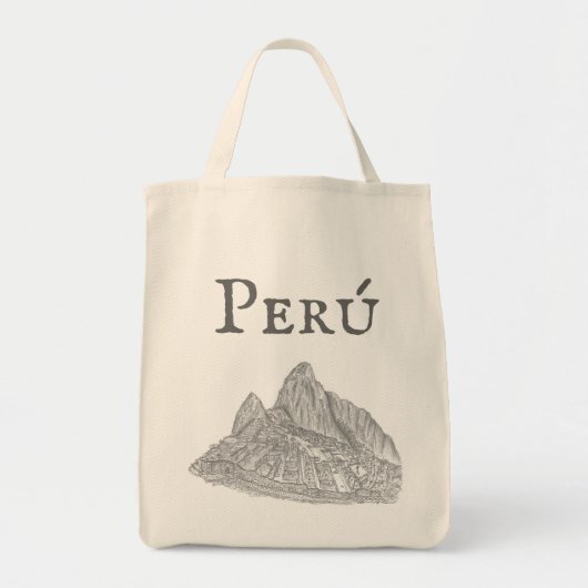 Machu Picchu, Perú Tote Bag (Voorkant)
