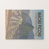 Machu Picchu Peru Travel Art Legpuzzel (Horizontaal)