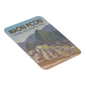 Machu Picchu Peru Travel Art  Magneet (Rechterzijde)