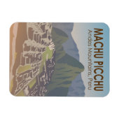 Machu Picchu Peru Travel Art  Magneet (Horizontaal)