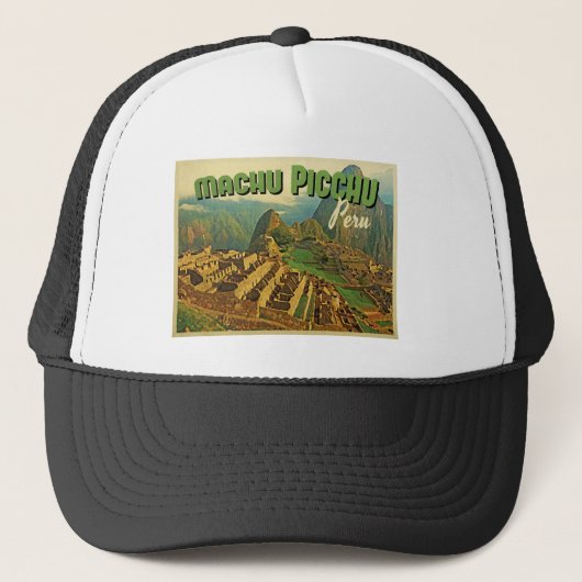 Machu Picchu Peru Trucker Pet (Voorkant)