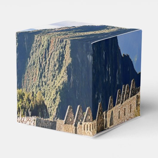 MACHU PICCHU - Peru - uitzicht Bedankdoosjes (Achterkant)