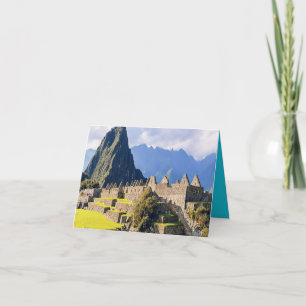 MACHU PICCHU - Peru - uitzicht Kaart